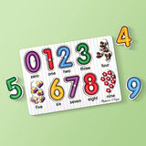 See-Inside Numbers Peg Puzzle -10 Pcs