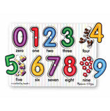 See-Inside Numbers Peg Puzzle -10 Pcs