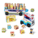 Melissa & Doug X PAW Patrol Wooden ABC Block Truck