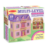 Multi-Level Wooden Dollhouse