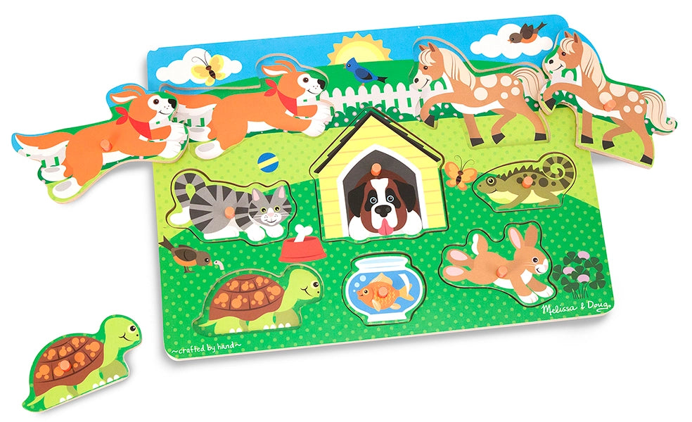 Pets Peg Puzzle 8 Pcs