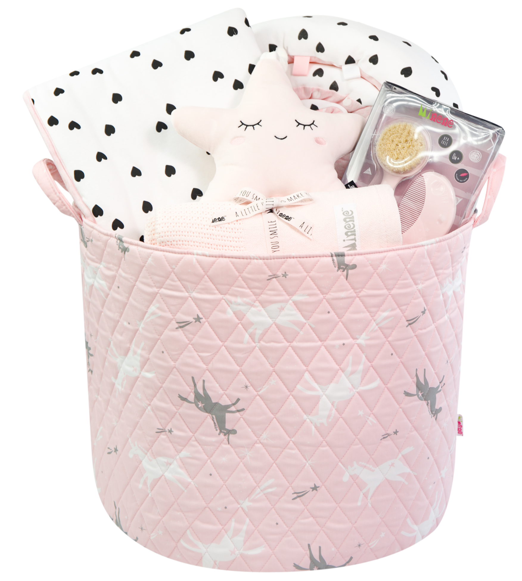 It's A Girl Gift Basket - Pink Heart !