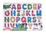 See Inside Alphabet A-Z Peg Puzzle 26 Pcs